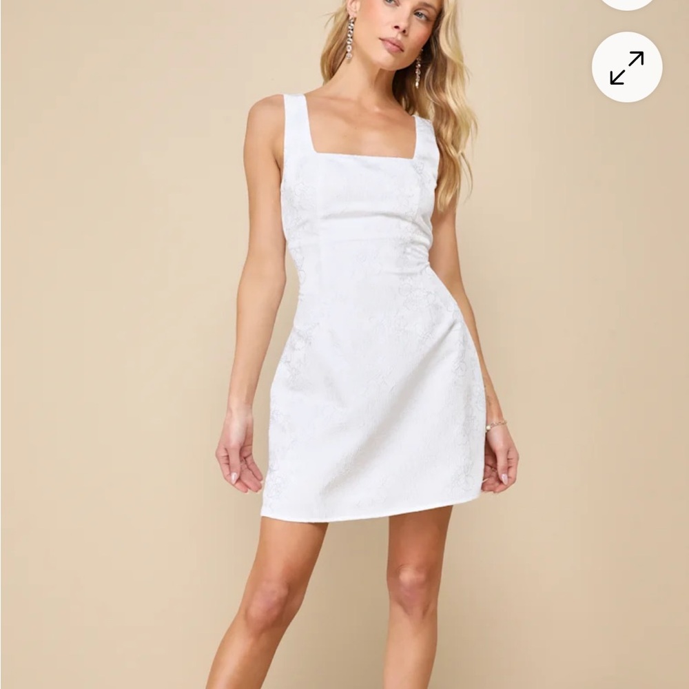 Lulu's White Mini Dress